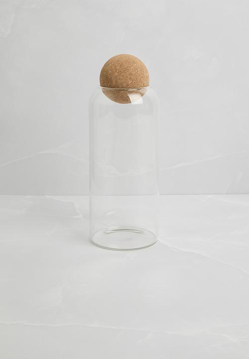 Excellent Houseware - Sierra canister set of 3 - clear
