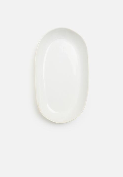 Sixth Floor - Oval serving platter - Natural