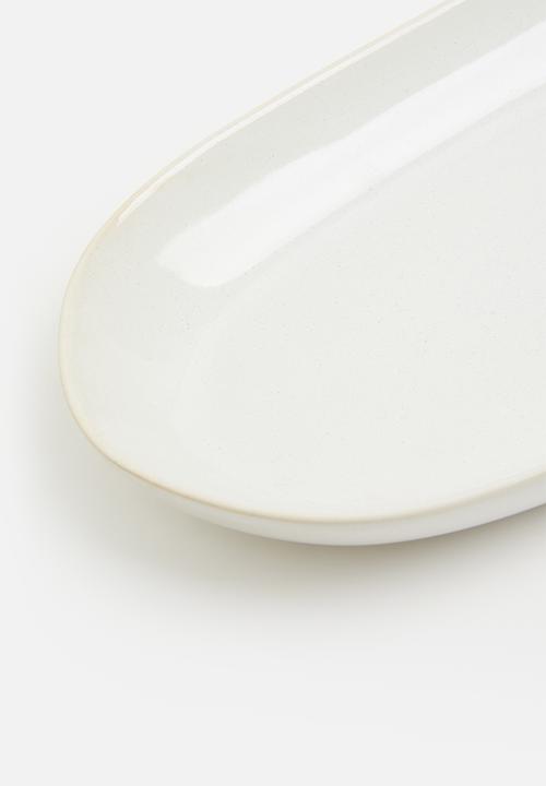 Sixth Floor - Oval serving platter - Natural