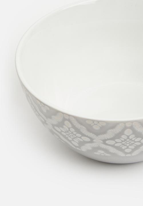 Sixth Floor - Loco cereal bowl set of 4 - grey