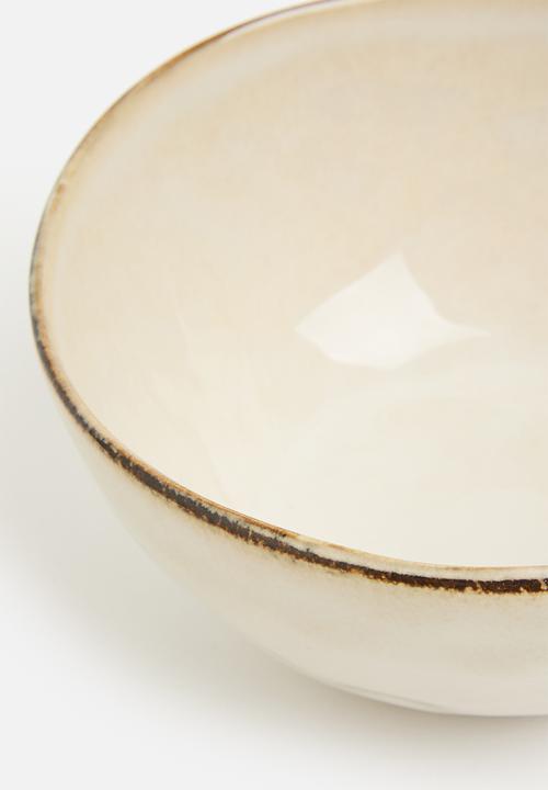 Excellent Houseware - Marta stoneware bowl set of 4 - natural