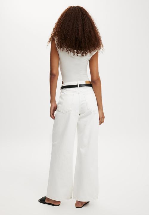 Cotton On - Relaxed Wide Jean-Vintage White