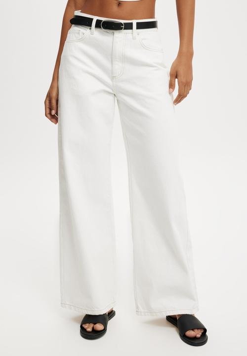Cotton On - Relaxed Wide Jean-Vintage White
