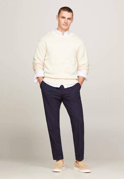 Tommy Hilfiger - Hilfiger Suede Hybrid Loafer - Beige