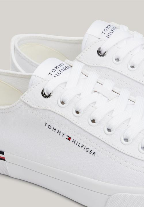 Tommy Hilfiger -  Corporate Vulc Canvas - white