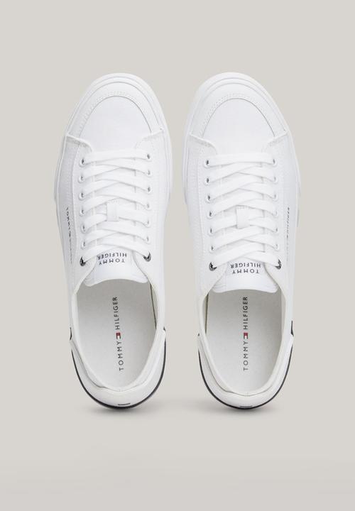 Tommy Hilfiger -  Corporate Vulc Canvas - white