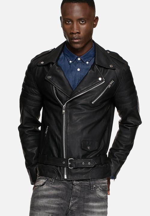 Selected Homme - Cane Leather Jacket 