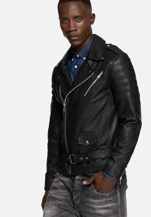 Selected Homme - Cane Leather Jacket 