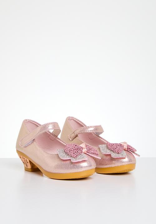 Pop Candy - Bowknot kitten heels - pink