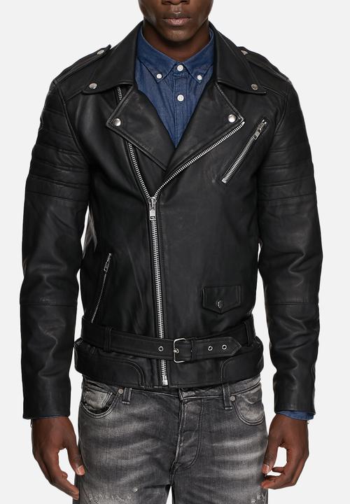 Selected Homme - Cane Leather Jacket 