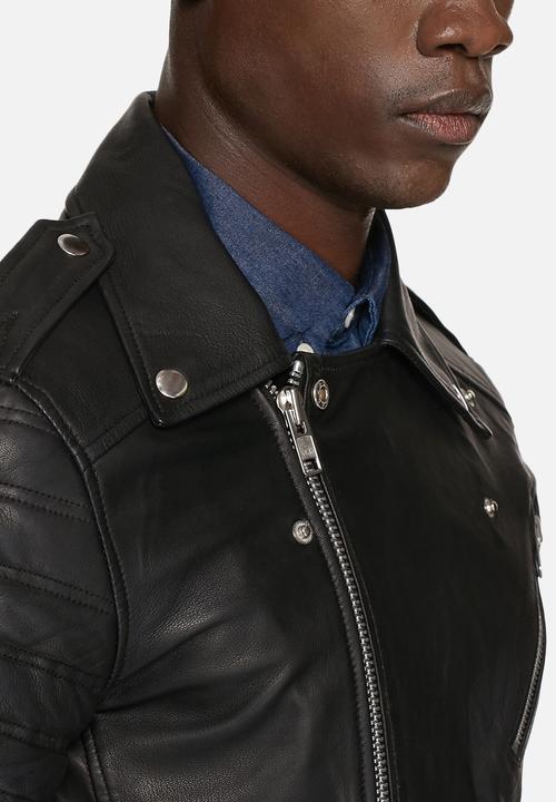 Selected Homme - Cane Leather Jacket 