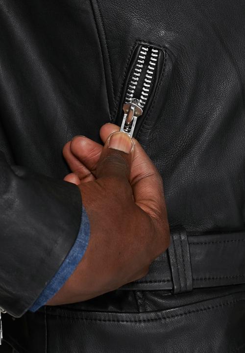 Selected Homme - Cane Leather Jacket 