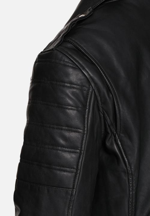 Selected Homme - Cane Leather Jacket 