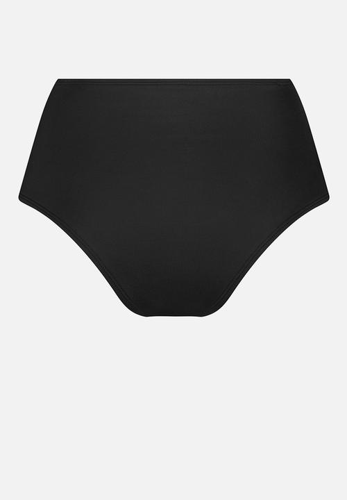 Hunkemoller - Luxe shaping cheeky hw - nero
