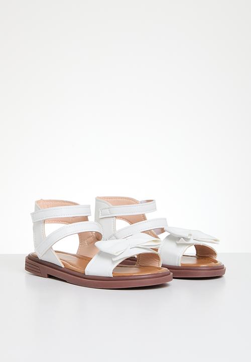Pop Candy - Bow knot sandals - white