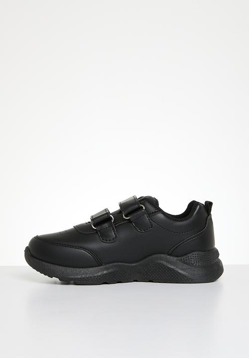 Pop Candy - Twin velcro strap sneakers - black