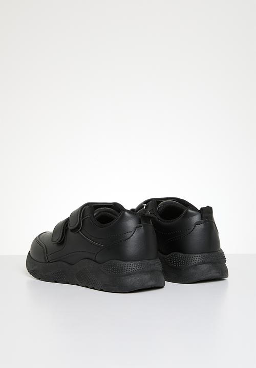 Pop Candy - Twin velcro strap sneakers - black