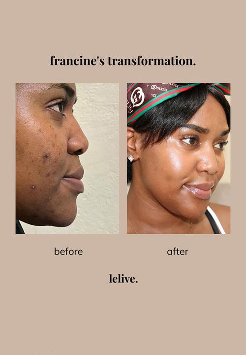 lelive. - best selling 3-step routine - clarify, brighten + glow 