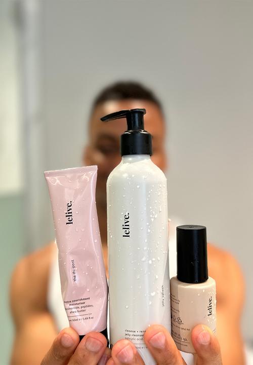 lelive. - nourishing 3-step routine  revitalize, plump + restore