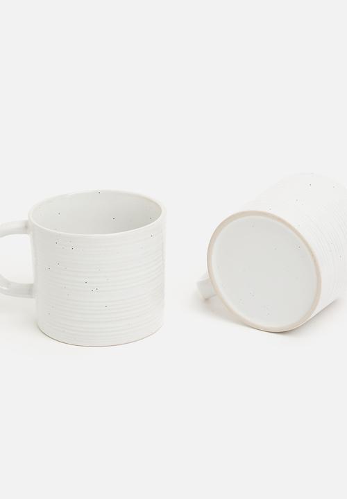 Sixth Floor - Addy mug set of 4 - white