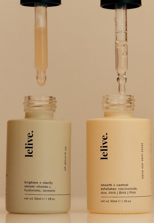 lelive. - am + pm serum kit - multi-benefit duo