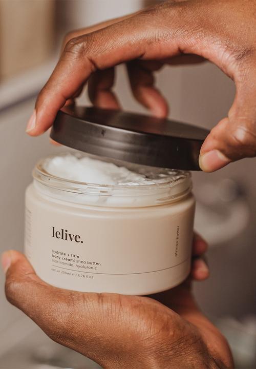 lelive. - African butter hydrate + firm body cream