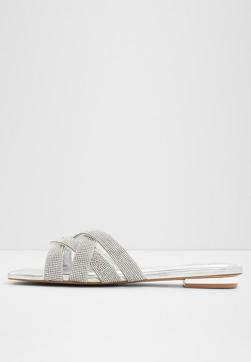 ALDO - Corally slip-on sandal - silver