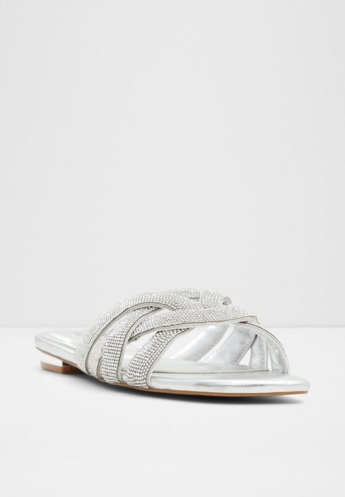 ALDO - Corally slip-on sandal - silver