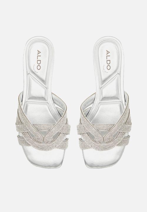 ALDO - Corally slip-on sandal - silver