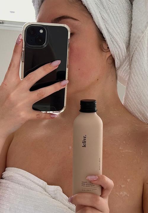 lelive. - Good to glow smooth + renew body exfoliator