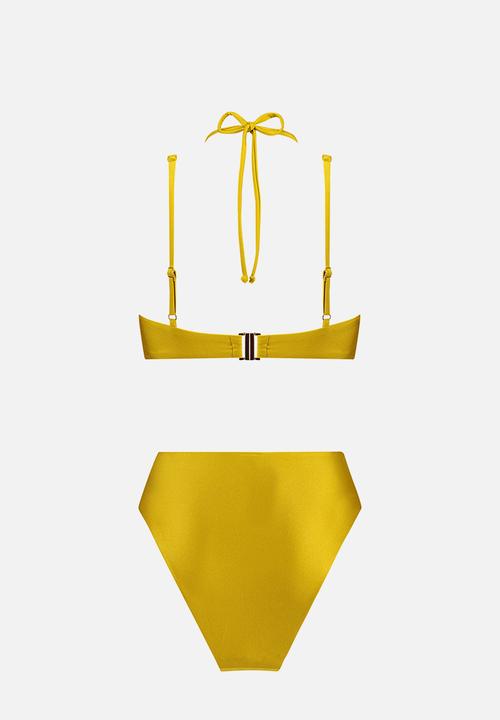 Hunkemoller - Nice ring swimsuit - antique moss