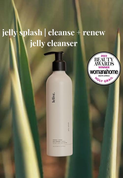 lelive. - jelly splash - cleanse + renew jelly cleanser