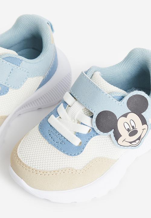 H&M - Lightweight-sole trainers - light blue/mickey mouse
