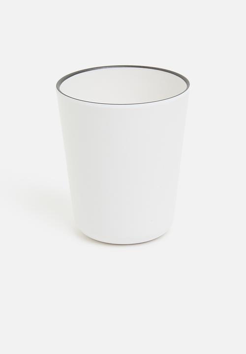 Excellent Houseware - Saga outdoor mug set of 4 - white