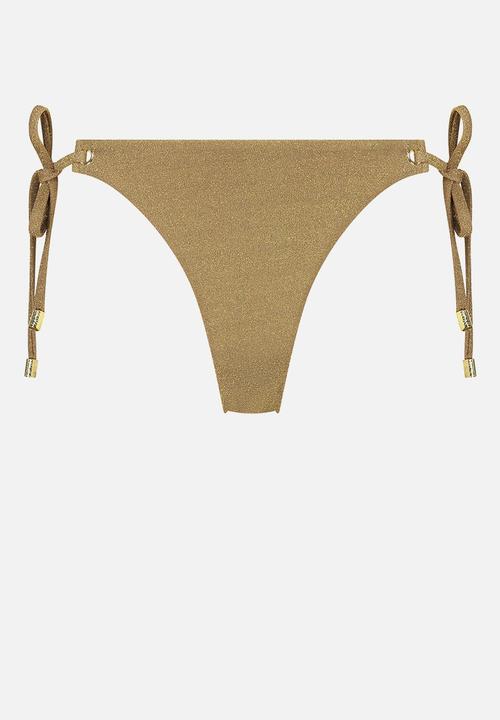 Hunkemoller - Goldie lurex cheeky t - gold