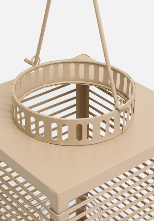 H&S - Yoki iron outdoor lantern - taupe