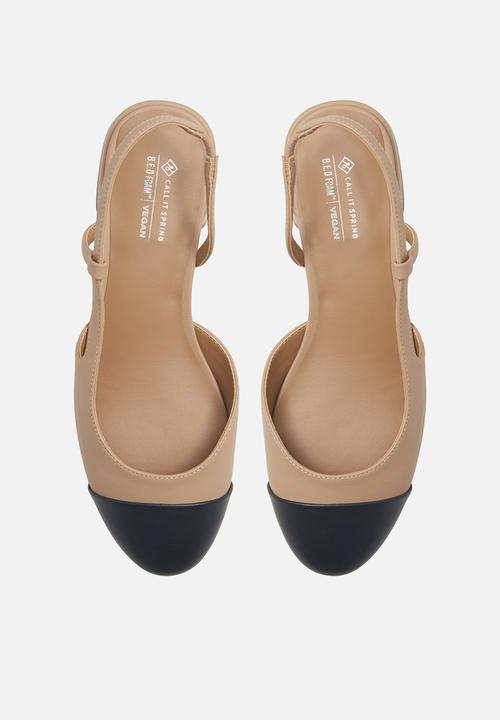 Call It Spring - Sofia slingback flat - other beige