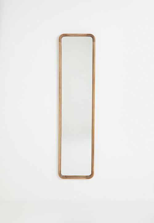 Sixth Floor - Wooden Full Length Mirror - Natural