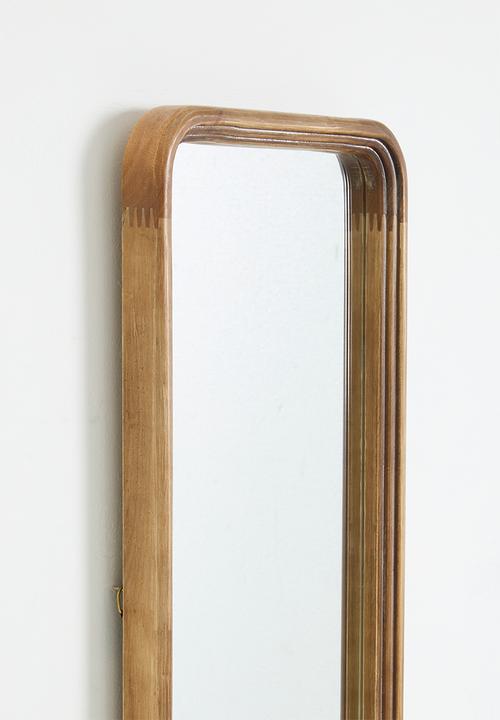 Sixth Floor - Wooden Full Length Mirror - Natural