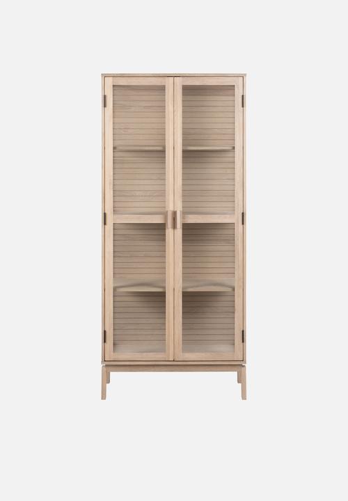 Sixth Floor - Linley display cabinet - white pigmented oiled oak veneer
