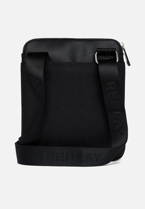 Replay - Micro hammered pu bag - black