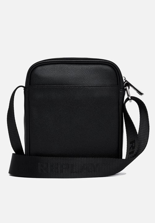 Replay - Micro hammered pu bag - black