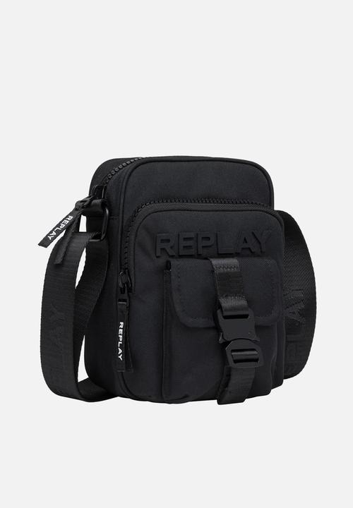 Replay - Polyester oxford bag - black