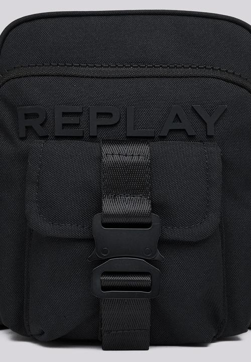 Replay - Polyester oxford bag - black
