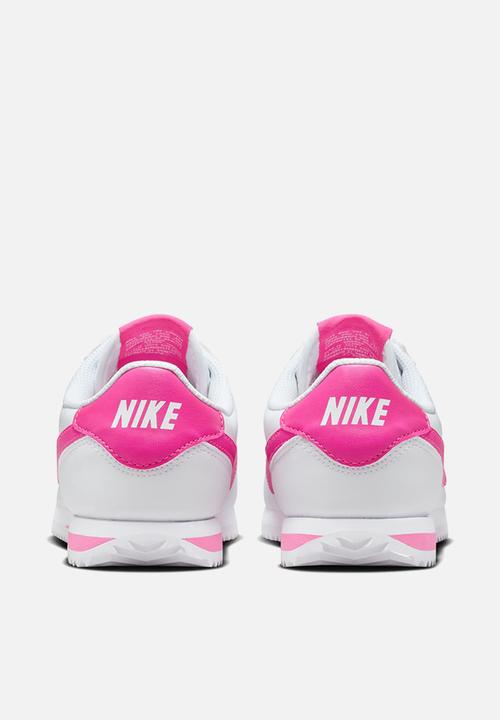 Nike - Nike Kids Cortez Gs - White/Laser Fuchsia
