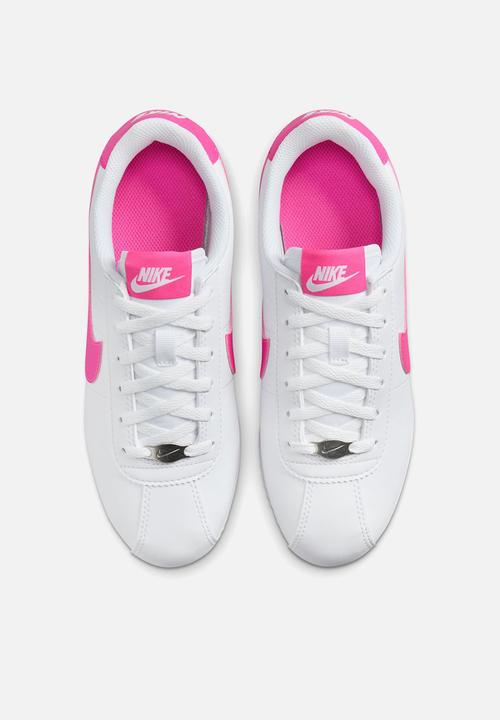 Nike - Nike Kids Cortez Gs - White/Laser Fuchsia