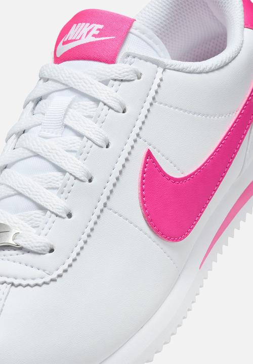 Nike - Nike Kids Cortez Gs - White/Laser Fuchsia