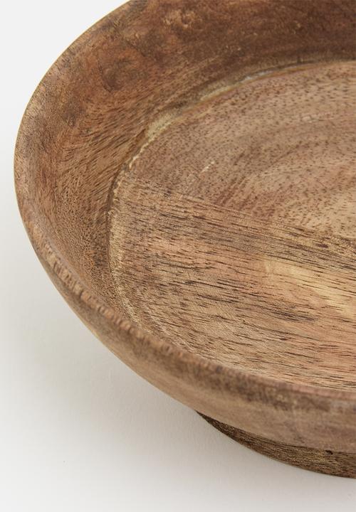 Excellent Houseware - Rondo wooden tapas bowl set of 2 - natural