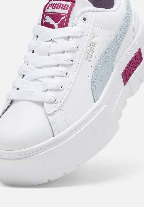 PUMA - Mayze lth jr - puma white-frosted dew