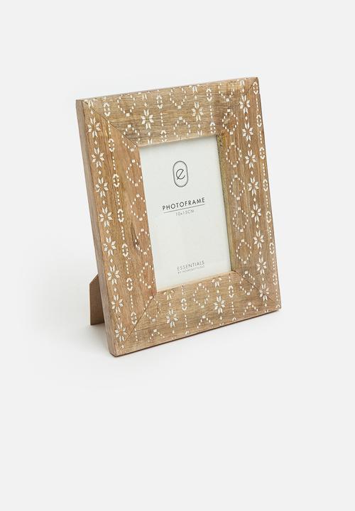 H&S - Linear carved frame - natural